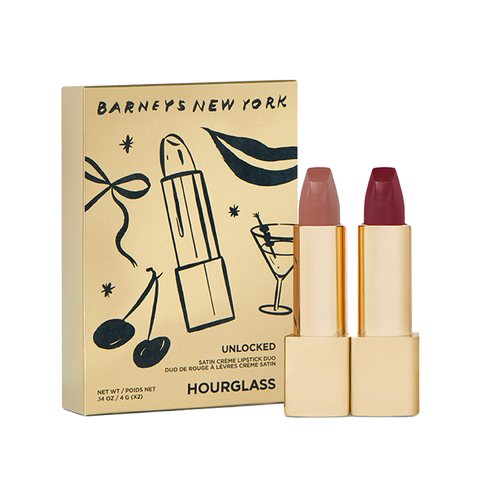 HOURGLASS & BARNEYS NEW YORK - UNLOCKED SATIN CRÈME LIPSTICK  DUO